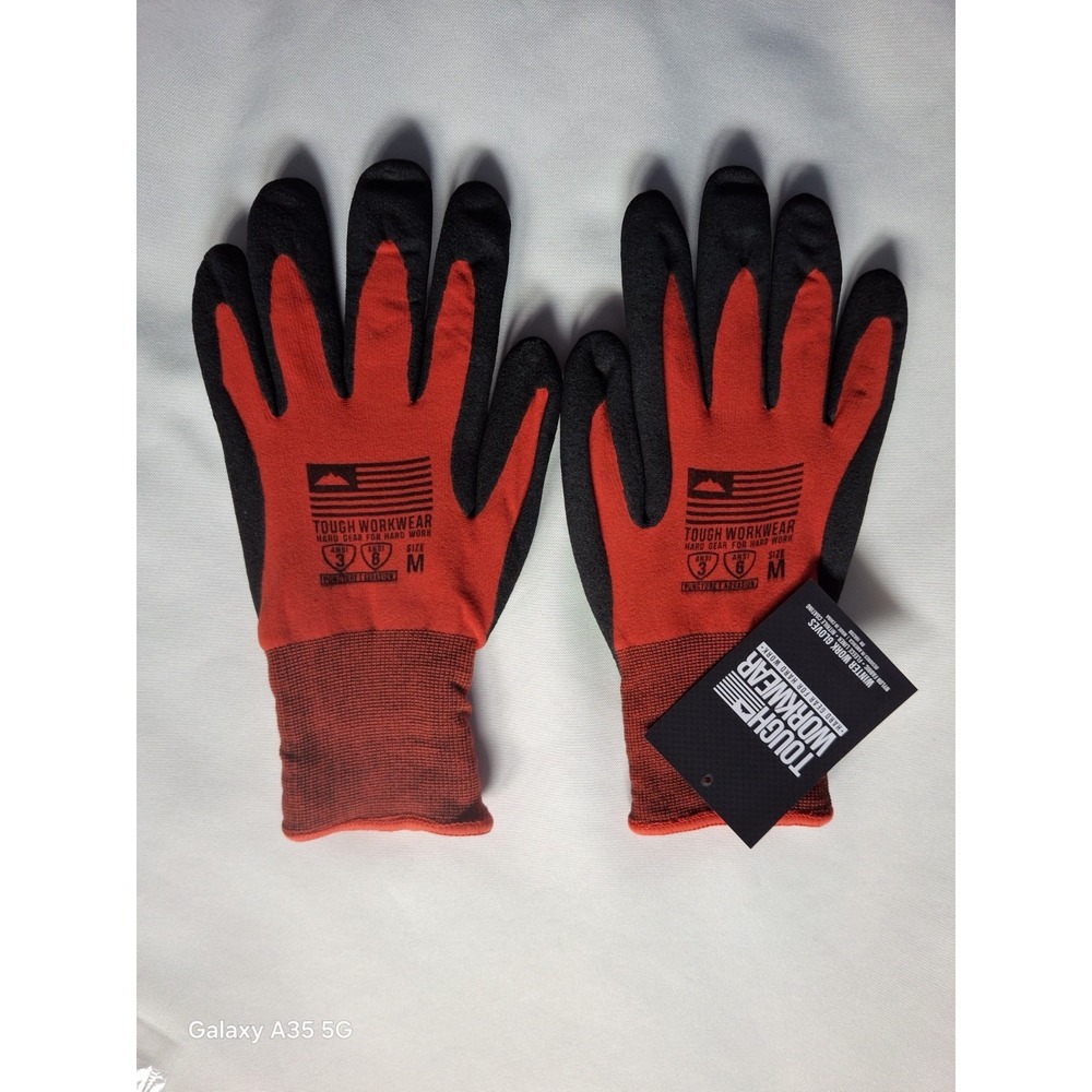 Tough Workwear Winter Work Gloves Men‎ & Womens cold Weather Fleece Medium